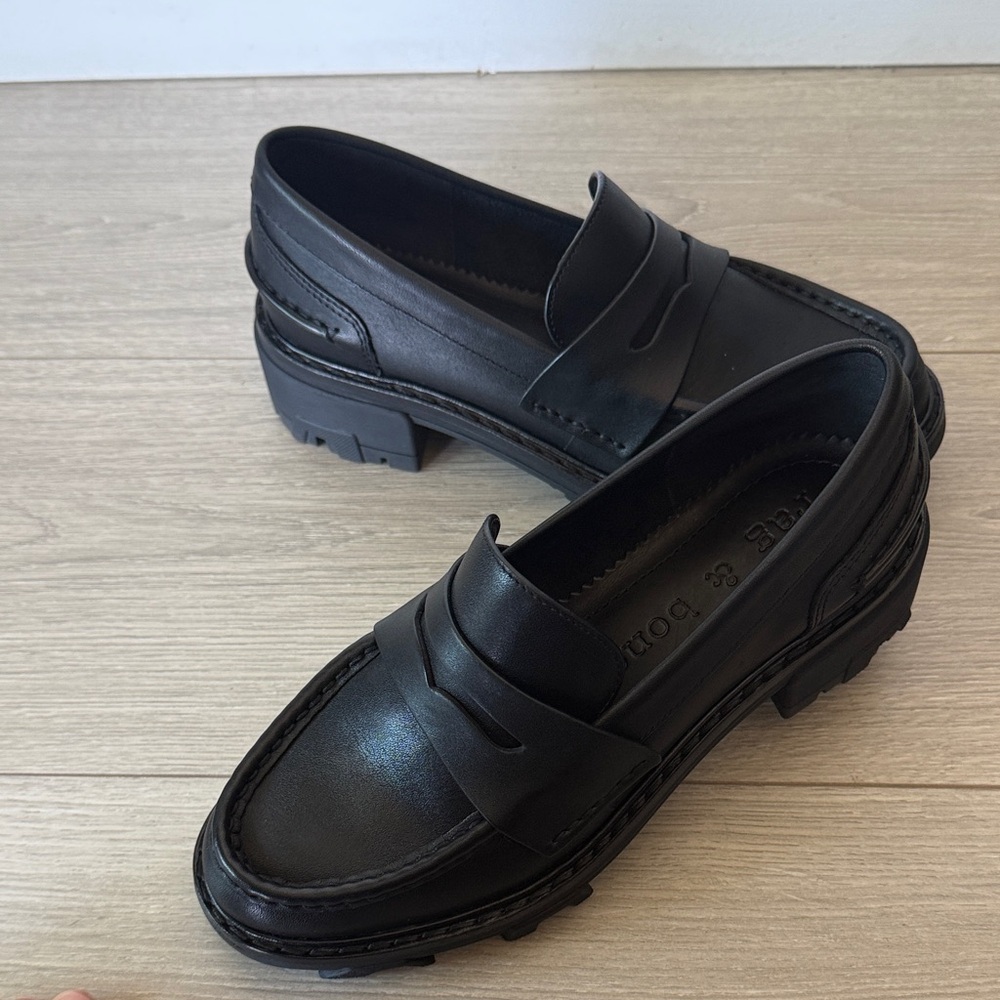 rag & bone Black Women's Loafers - Picture 3 of 5